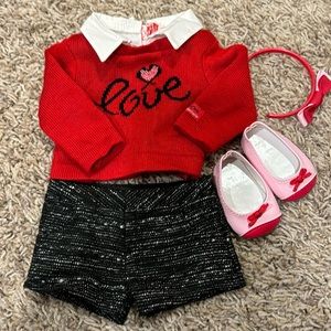 Retired American Girl Graces city outfit pink, black and pink